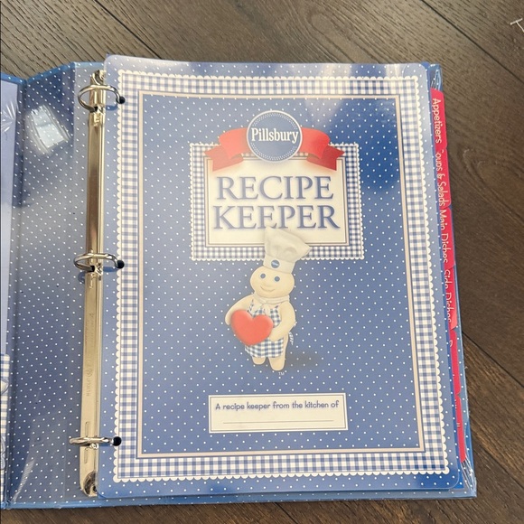 pillsbury deluxe recipe binder - new with tags -  Recipe Keeper - Picture 3 of 7